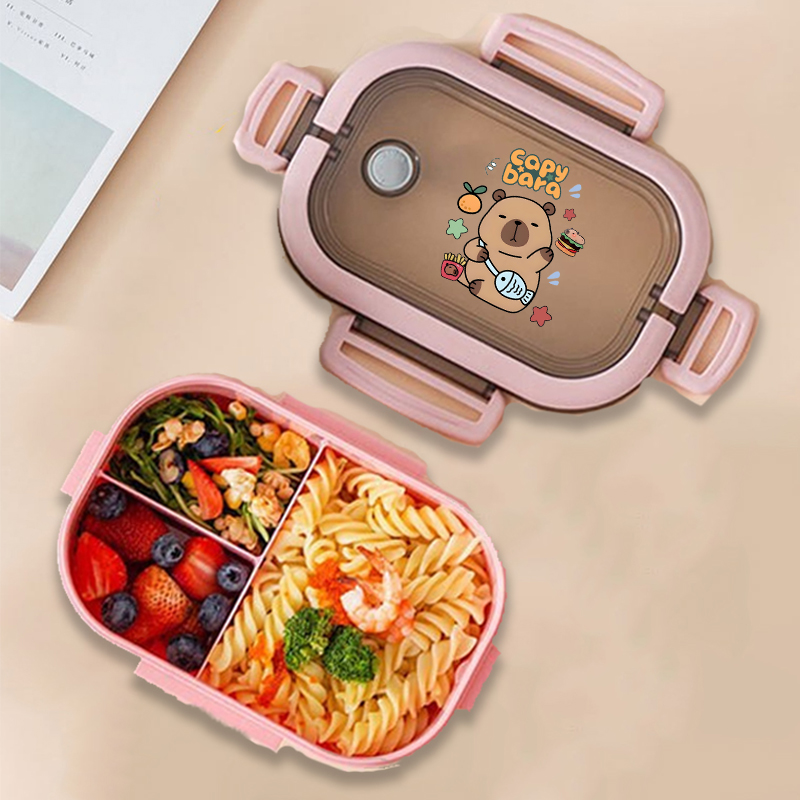 Capivara bento lancheira anime - Food Storage Room avaliação e preço