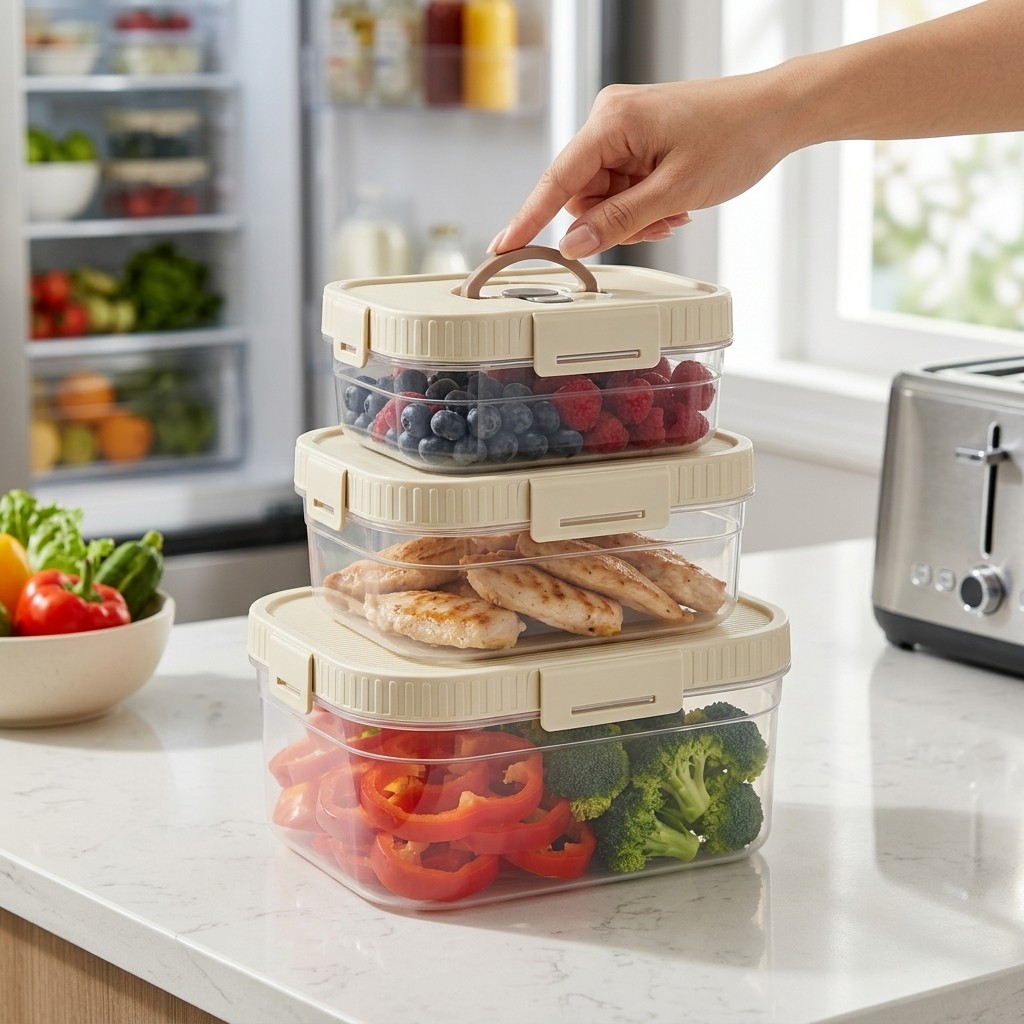 Container de Armazenamento de  - Food Storage Refrigerator avaliação e preço