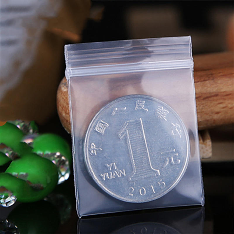 100 peças transparente mini pe - Food Storage Zip Lock Bags avaliação e preço