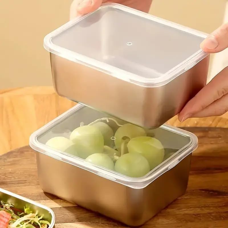 Recipientes de armazenamento d - Food Storage In Stainless Steel avaliação e preço