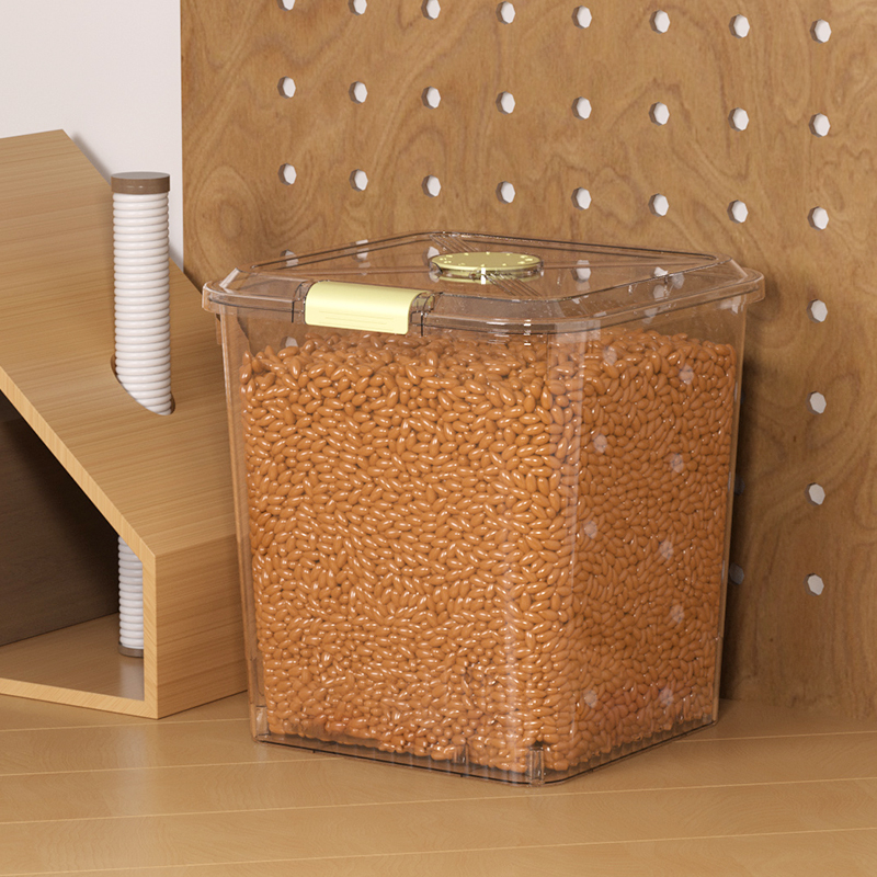 Recipiente transparente de arm - Food Storage On Wheels avaliação e preço