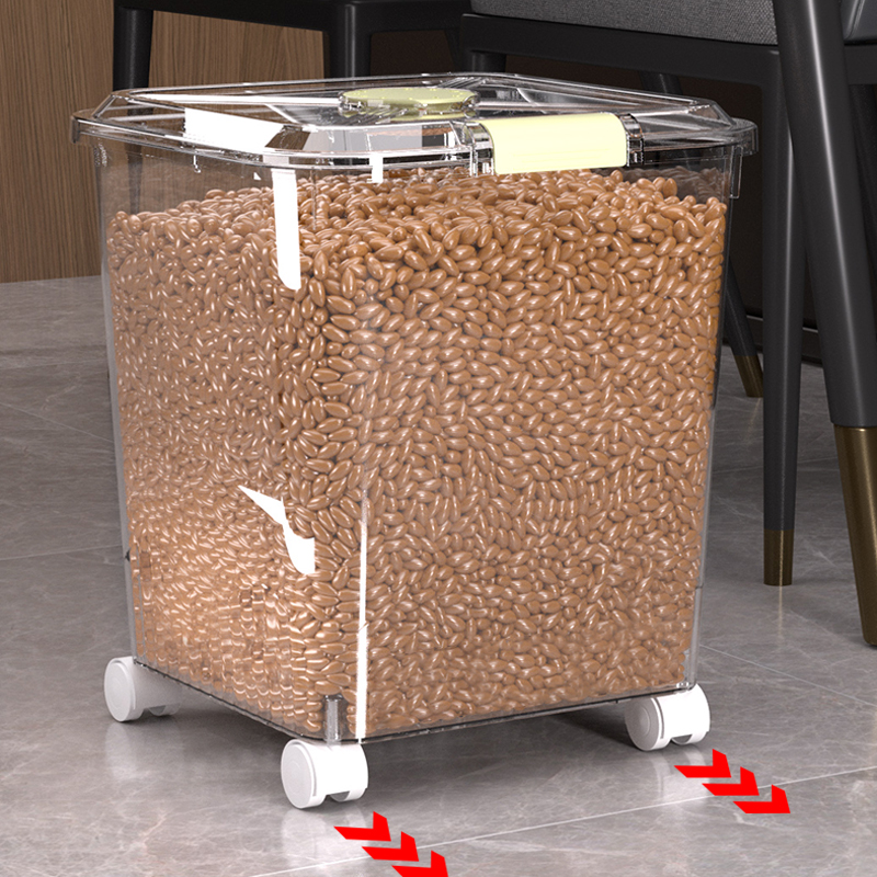 Recipiente transparente de arm - Food Storage On Wheels avaliação e preço
