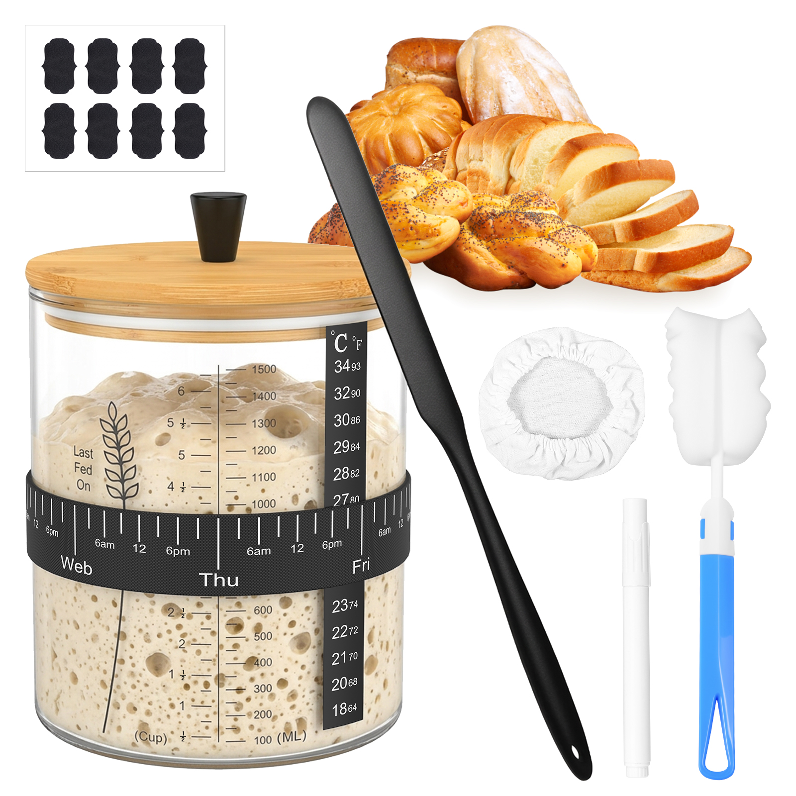 Conjunto de Potes de Vidro Tra - Food Storage Glass Containers avaliação e preço