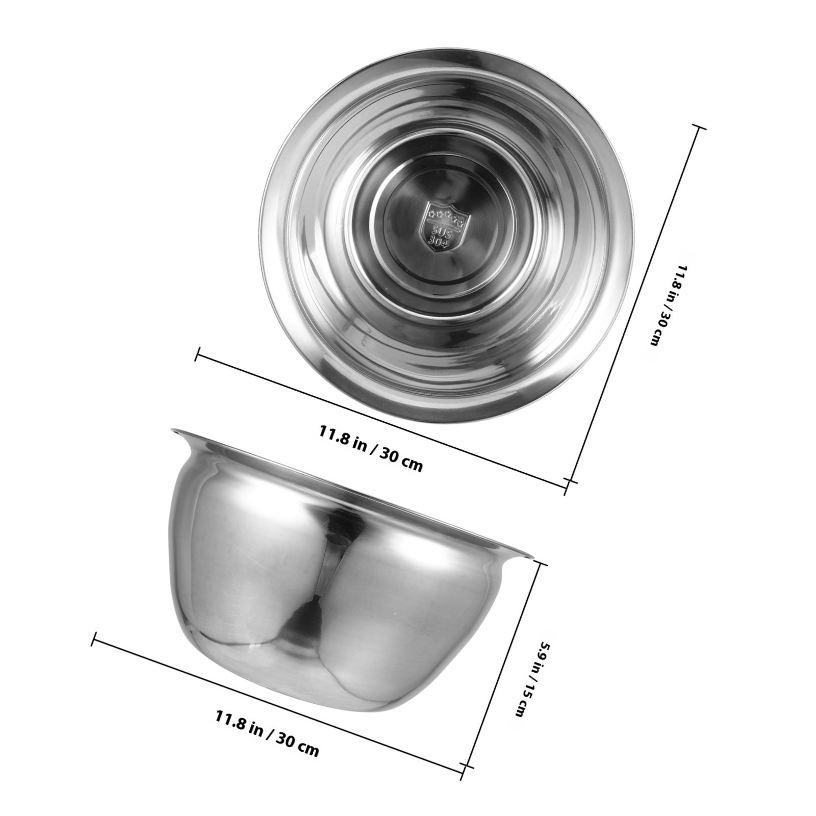 Tigela de Aço Inoxidável 7L Es - Food Storage In Stainless Steel avaliação e preço