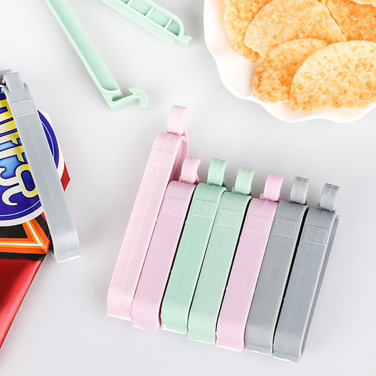 12 Peças de Clipes Plásticos C - Food Storage Zip Lock Bags avaliação e preço
