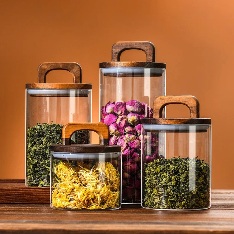 Frasco de vidro transparente c - Food Storage Glass Containers avaliação e preço