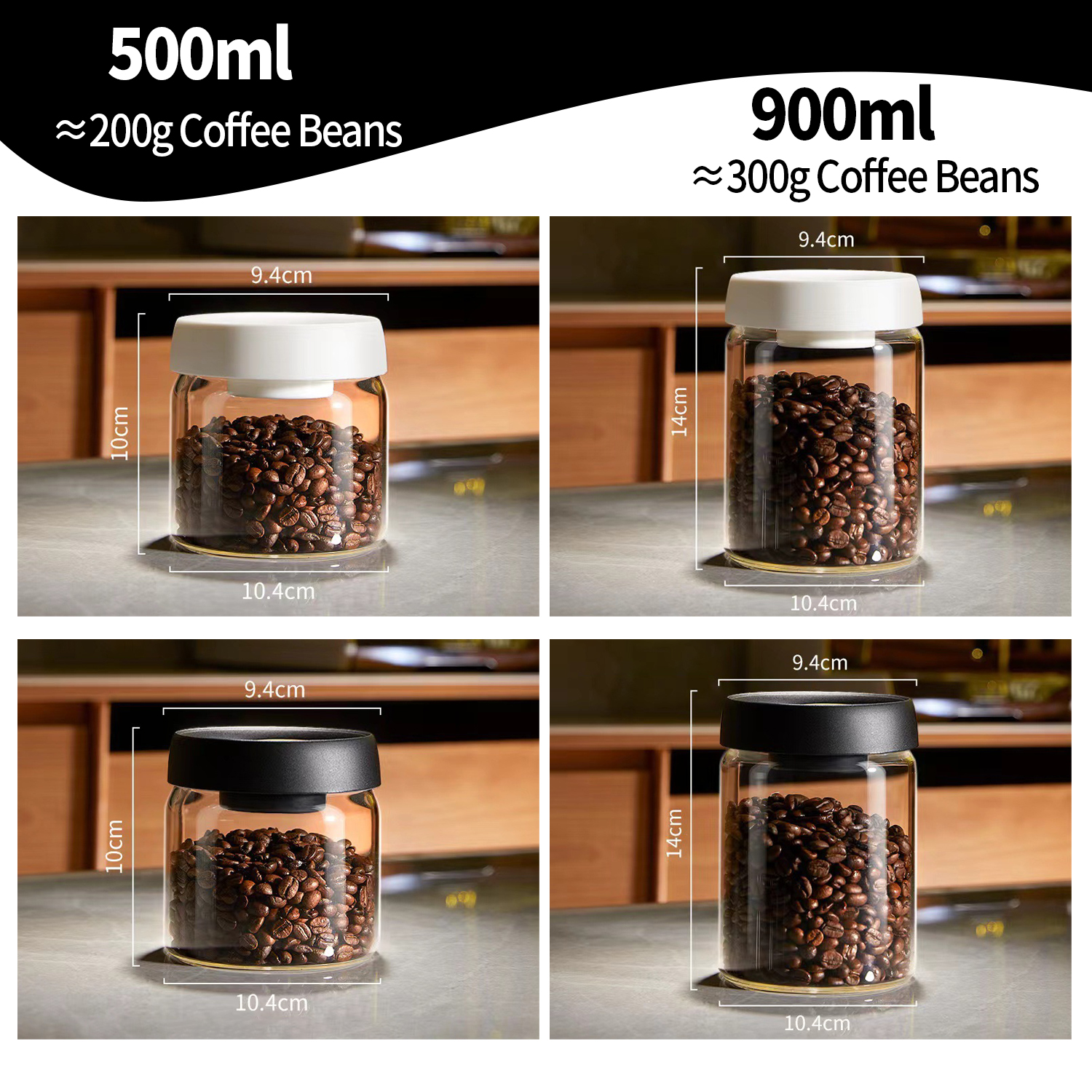 OANKR Recipiente a Vácuo para  - Food Storage Glass Containers avaliação e preço
