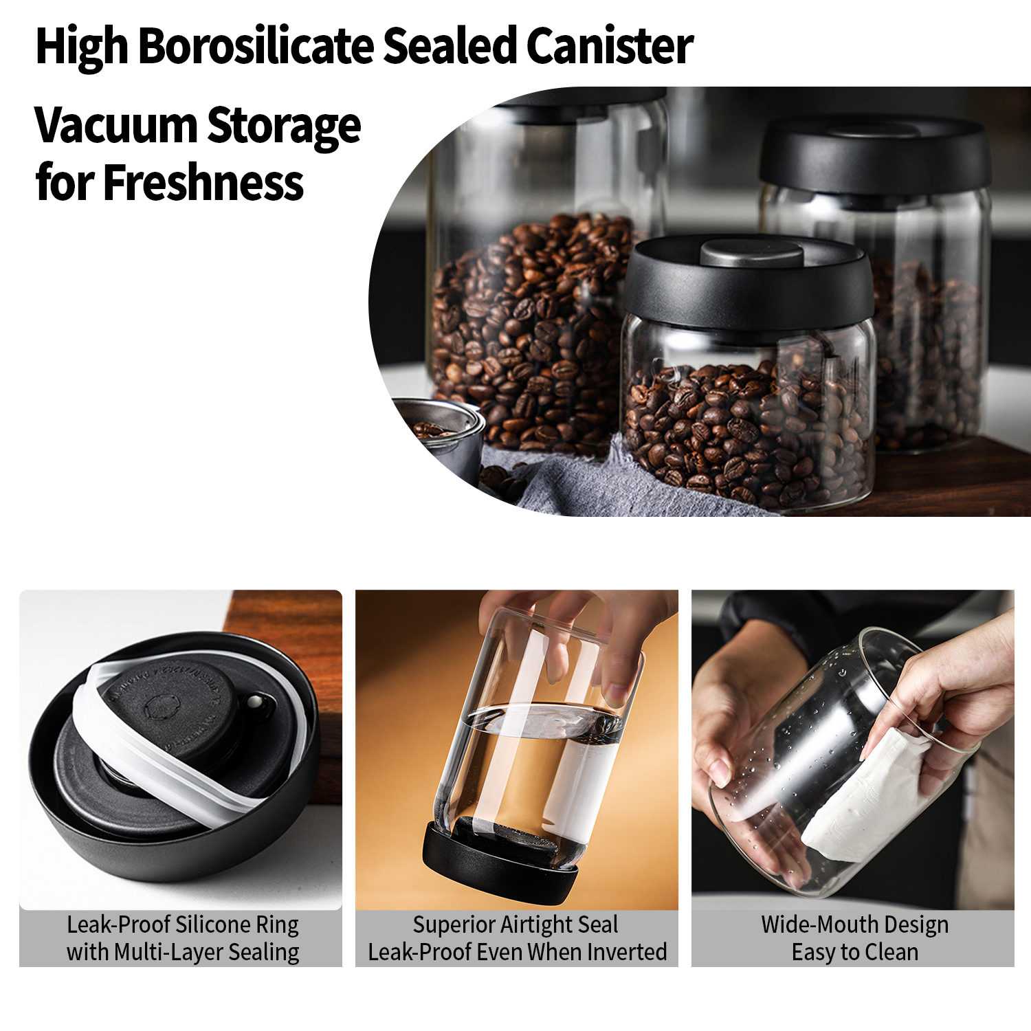 OANKR Recipiente a Vácuo para  - Food Storage Glass Containers avaliação e preço