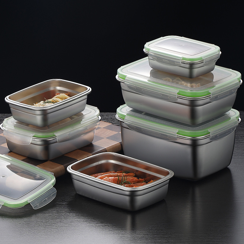 Conjunto de lancheira de aço i - Food Storage In Stainless Steel avaliação e preço