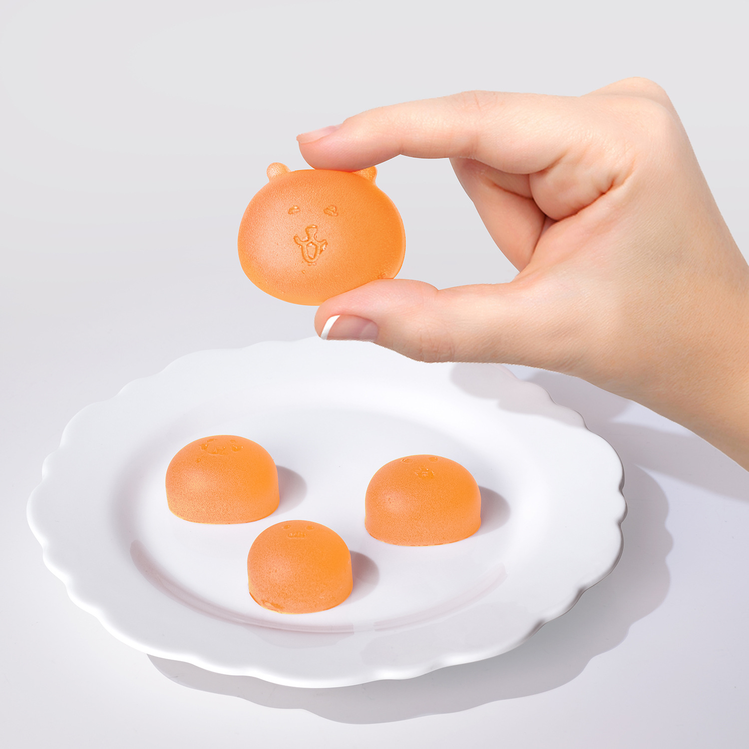 Forma de Gelo de Silicone Urso - Storage Food Tray avaliação e preço