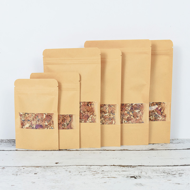 20/50 pçs sacos de papel kraft - Food Storage Zipper avaliação e preço