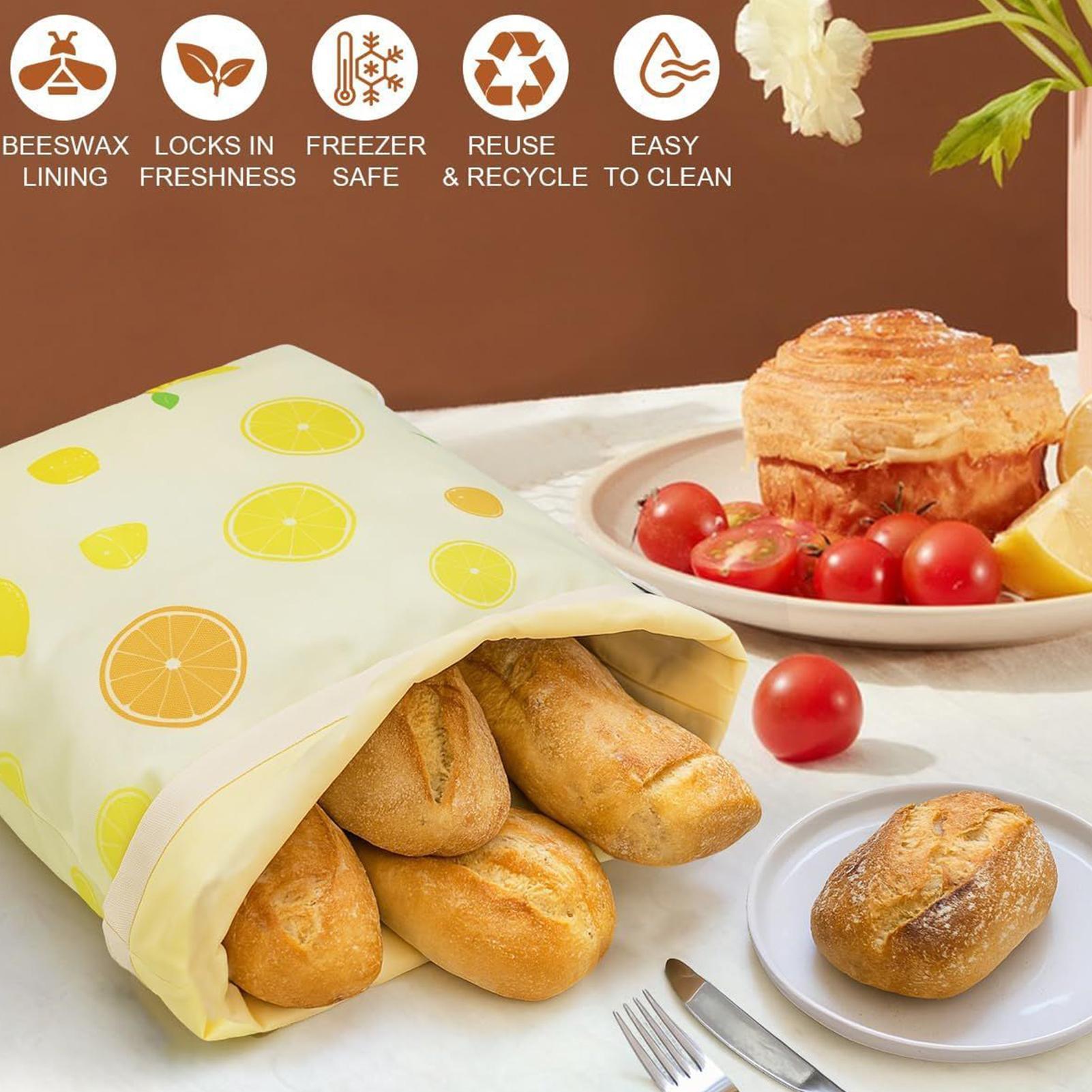 Sacos de pão reutilizáveis sac - Food Storage Bags Reusable avaliação e preço