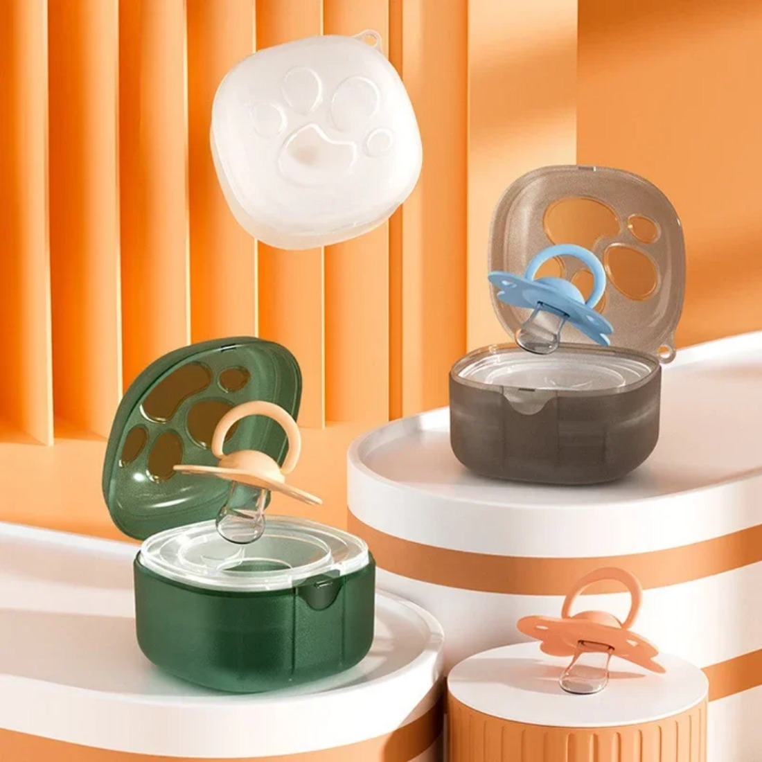 Caixa de chupeta de silicone d - Food Storage For Baby avaliação e preço