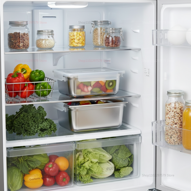 Recipiente de Alimentos em Aço - Food Storage In Stainless Steel avaliação e preço