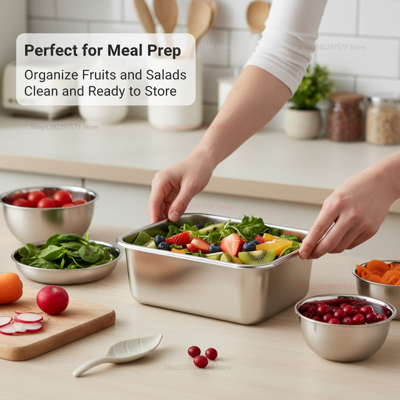 Recipiente de Alimentos em Aço - Food Storage In Stainless Steel avaliação e preço