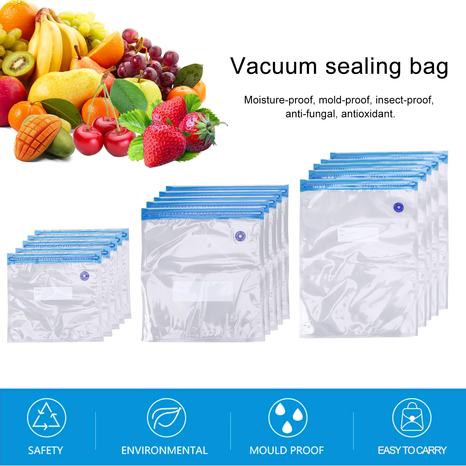 15 Sacos de Vácuo para Aliment - Food Storage Food Safety avaliação e preço