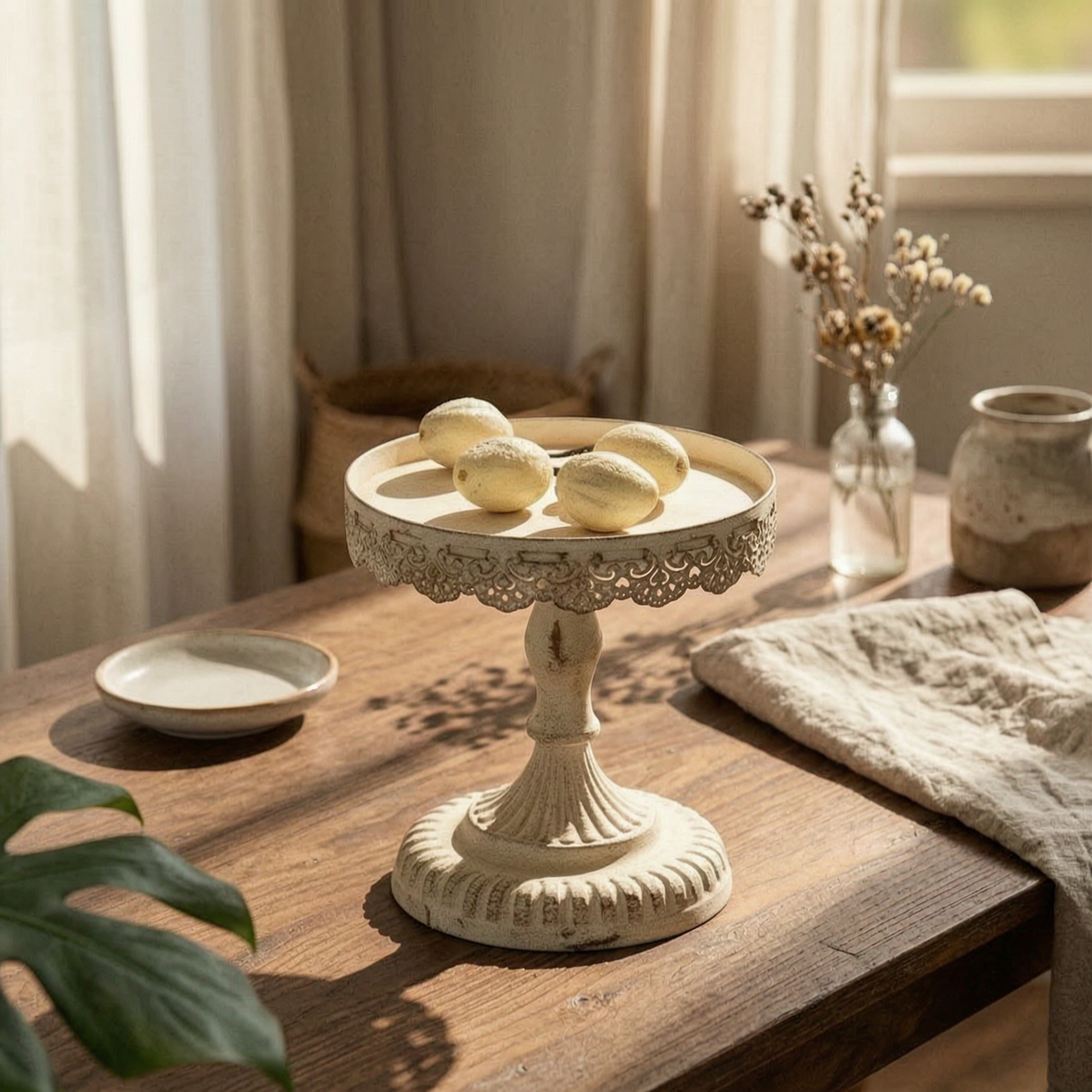 Bandeja Decorativa com Pedesta - Storage Food Tray avaliação e preço