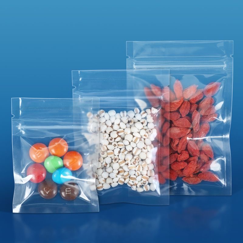 Saco de fundo plano transparen - Zebra Food Storage avaliação e preço