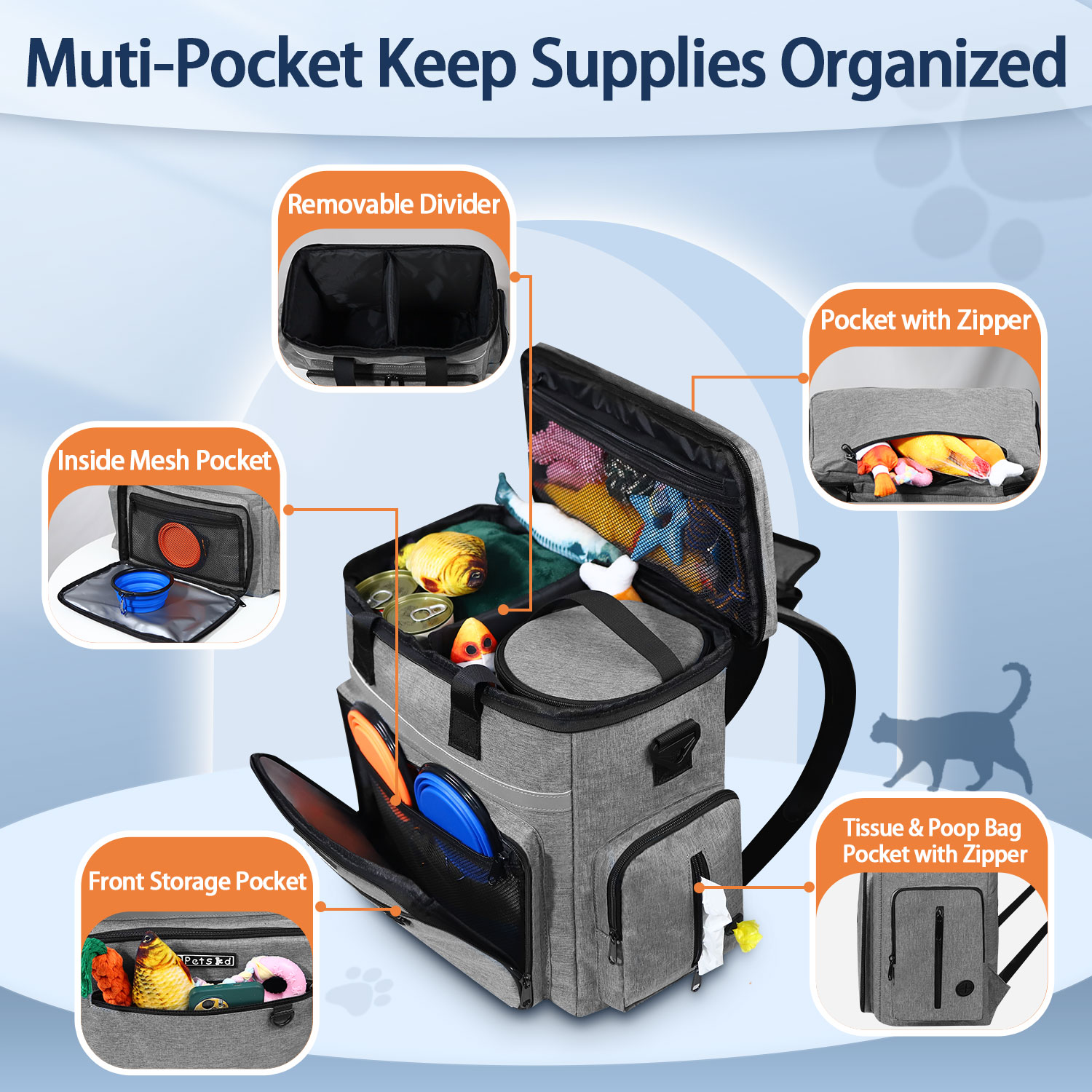 Petskd bolsa organizadora para - Food Storage Zipper avaliação e preço