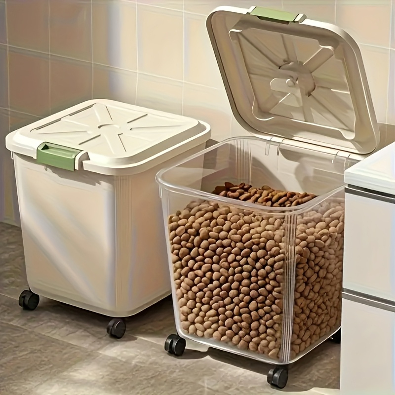 Caixa de armazenamento de raçã - Food Storage On Wheels avaliação e preço