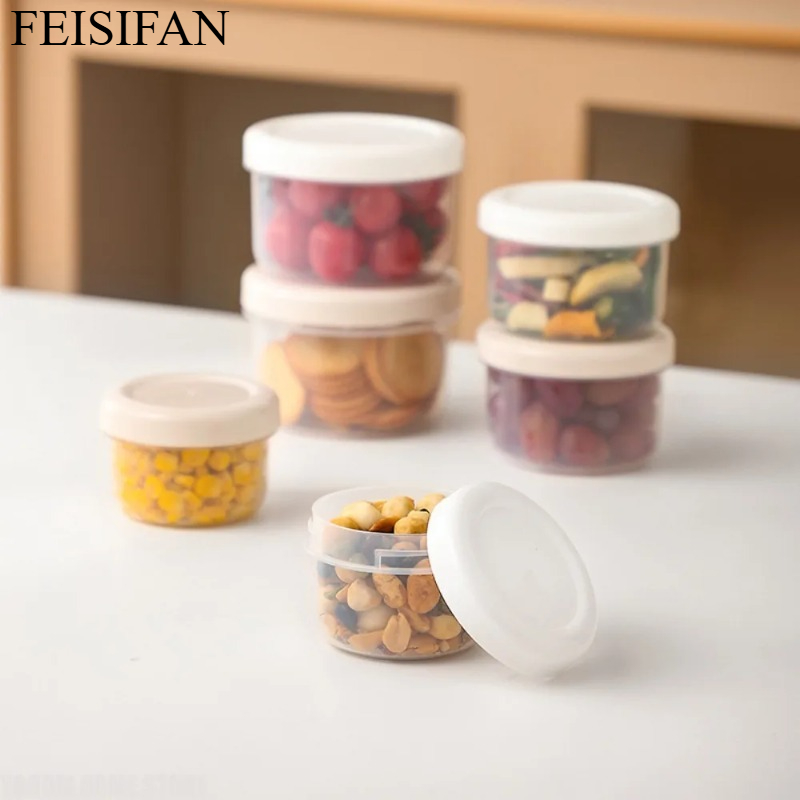 Recipiente Redondo de Plástico - Food Storage Refrigerator avaliação e preço