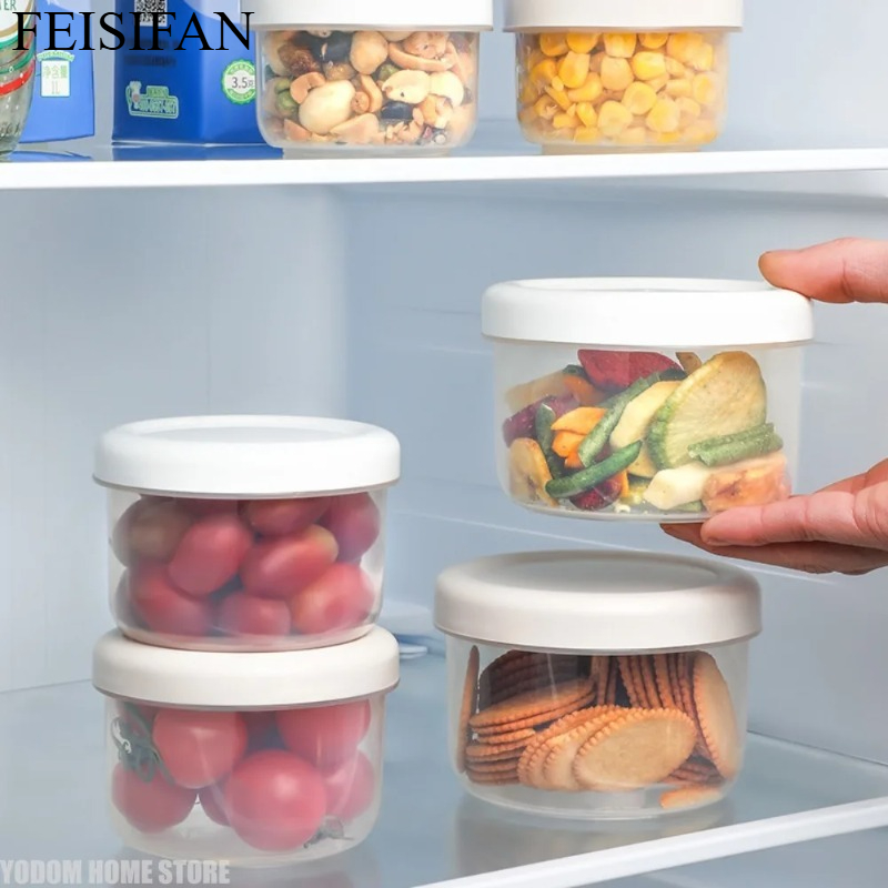 Recipiente Redondo de Plástico - Food Storage Refrigerator avaliação e preço