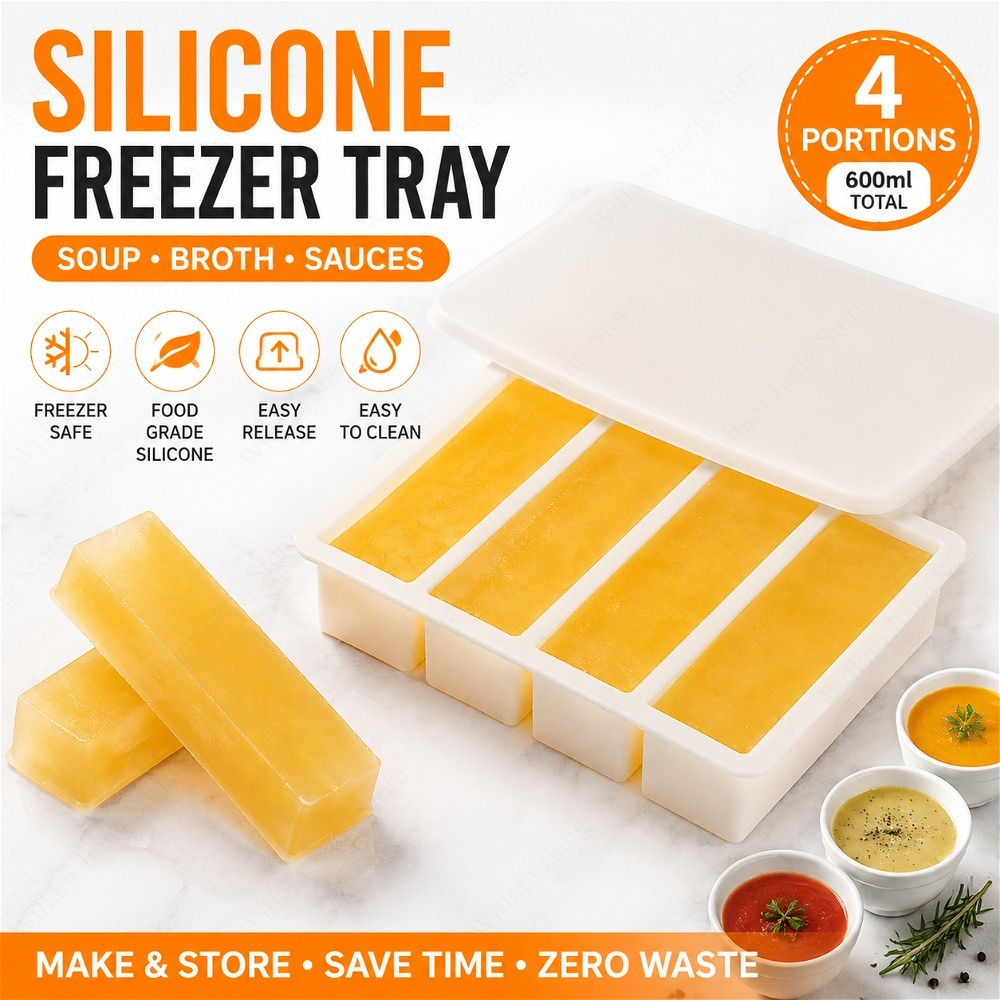 Bandeja de Silicone Durável pa - Storage Food Tray avaliação e preço