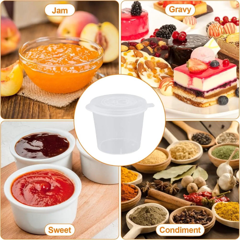 50/100 Peças Copos Descartávei - Food Storage Safety avaliação e preço