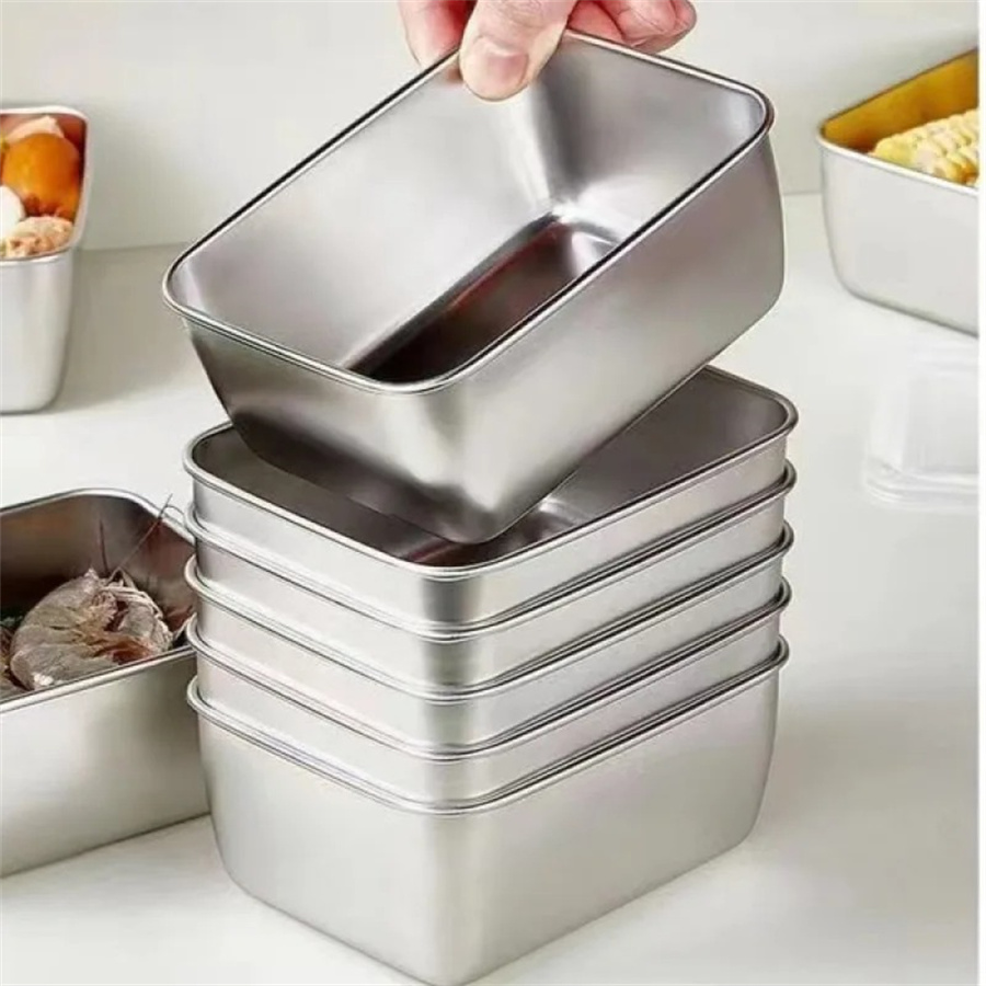 1/3/5 pces caixa de armazename - Food Storage In Stainless Steel avaliação e preço