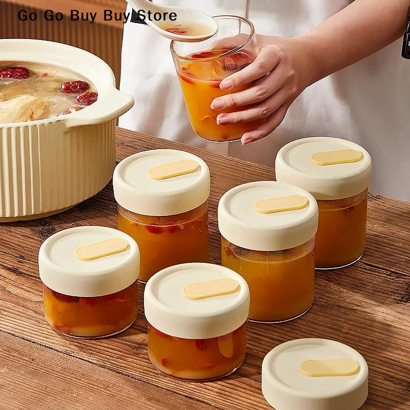 【ST】1 unidade de pote de vidro - Food Storage Glass Containers avaliação e preço