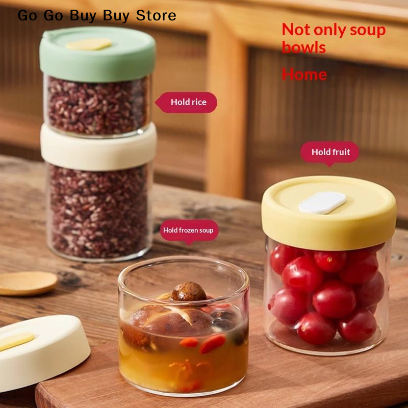 【ST】1 unidade de pote de vidro - Food Storage Glass Containers avaliação e preço