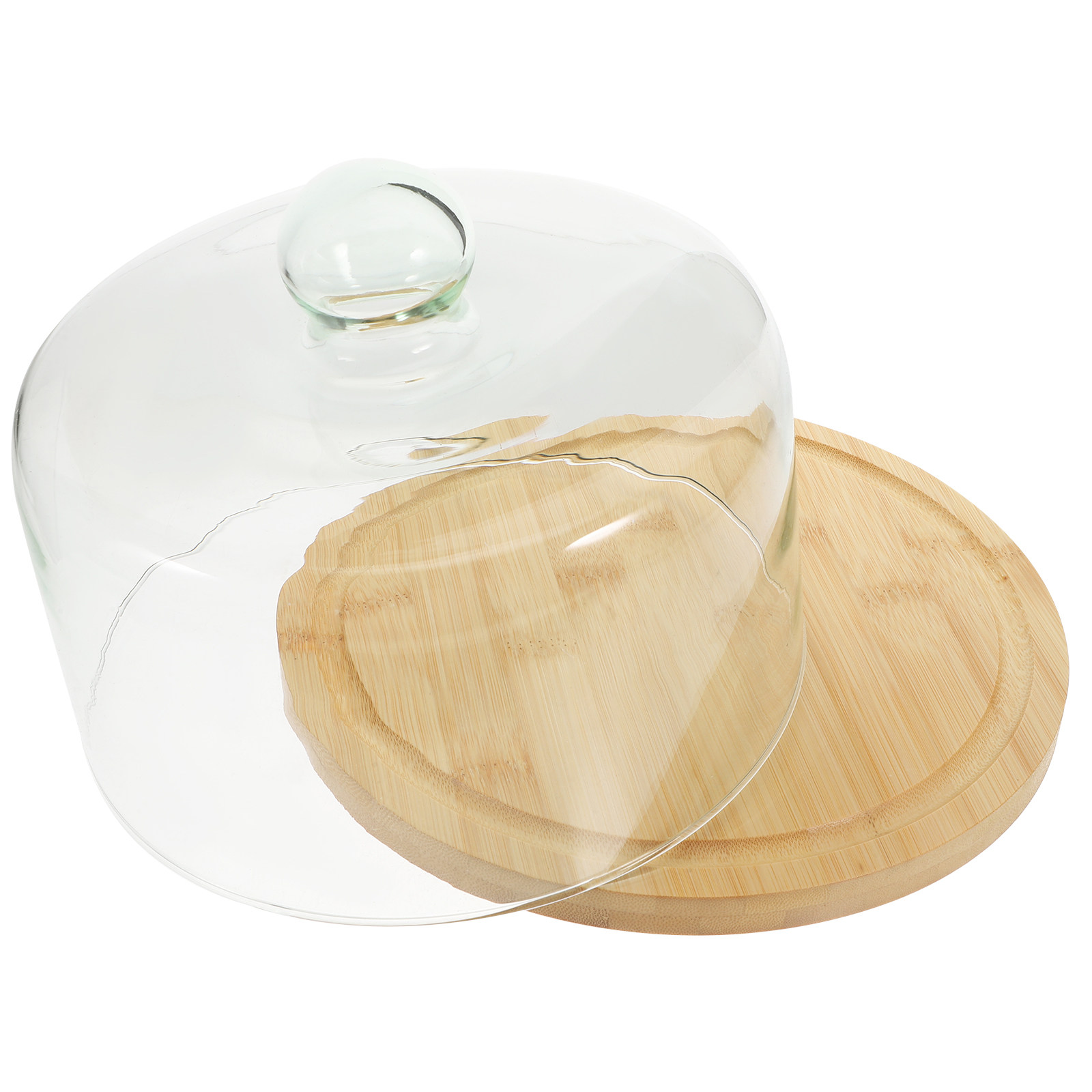 1 Conjunto de Cúpula de Vidro  - Storage Food Tray avaliação e preço