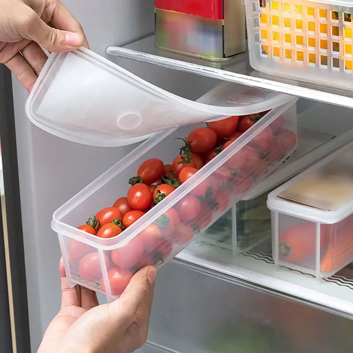 1 Caixa de Armazenamento Plást - Food Storage Refrigerator avaliação e preço